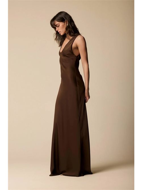 dress woman brown KOCCA | KOSIMA/30372